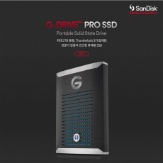 [샌디스크 프로페셔널] G-DRIVE PRO SSD 2TB